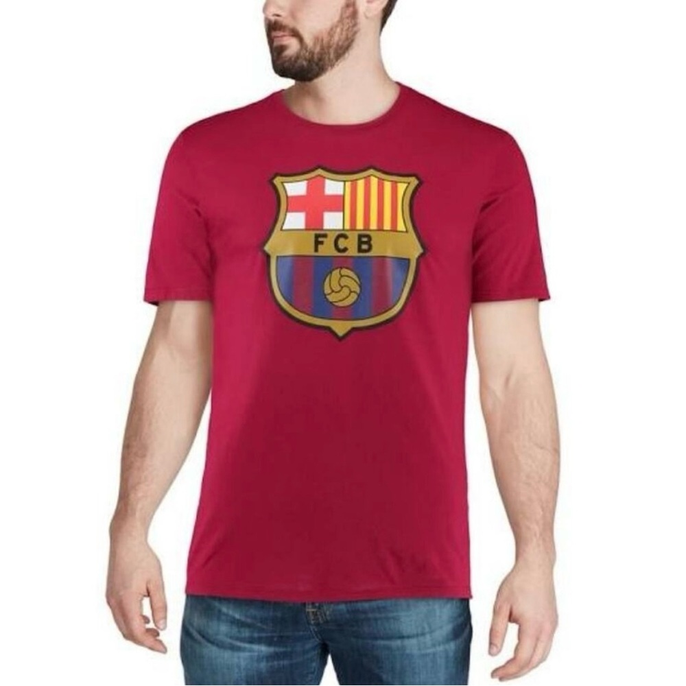 Nike Barcelona FC Soccer Logo Graphic T-Shirt